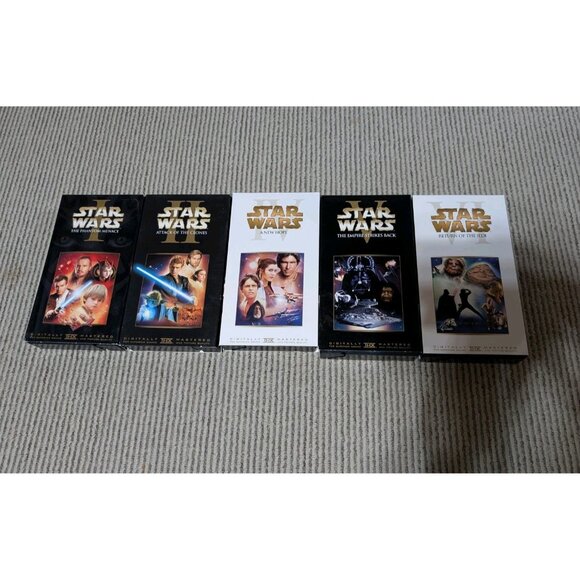 Star Wars VHS Prequel And Original Trilogy - Episode 1-2, 4-6 - Picture 2 of 7